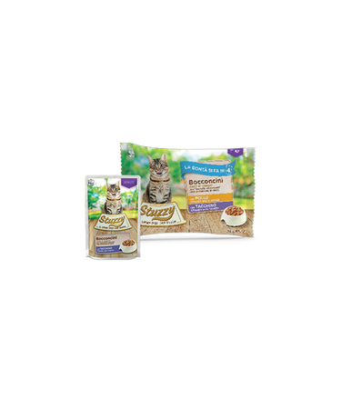 Stuzzy Cat Multipack Chunks for Sterilized Cats with Chicken with Turkey 4x85g